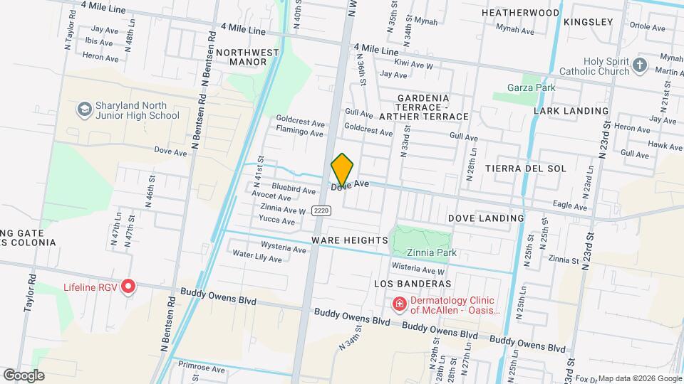 5511 N 36th Ln Map and Location Details