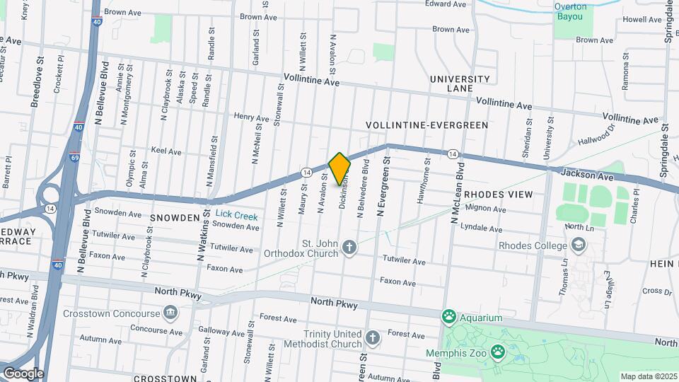 749 Dickinson St Mapa y Detalles de la Ubicación