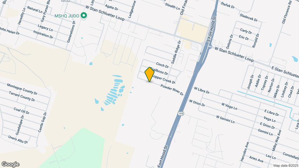 1400 Powder River Dr Map and Location Details