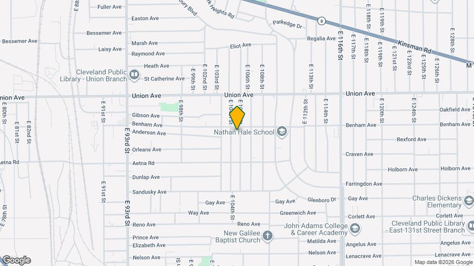 3588 E 105th St Map and Location Details