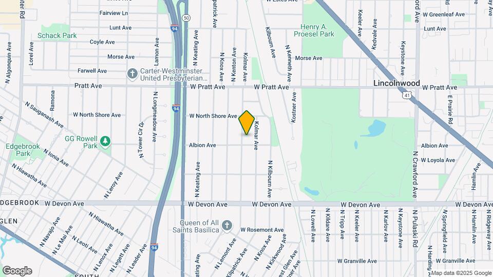 6609 N Kenton Ave, Unit J00P Map and Location Details