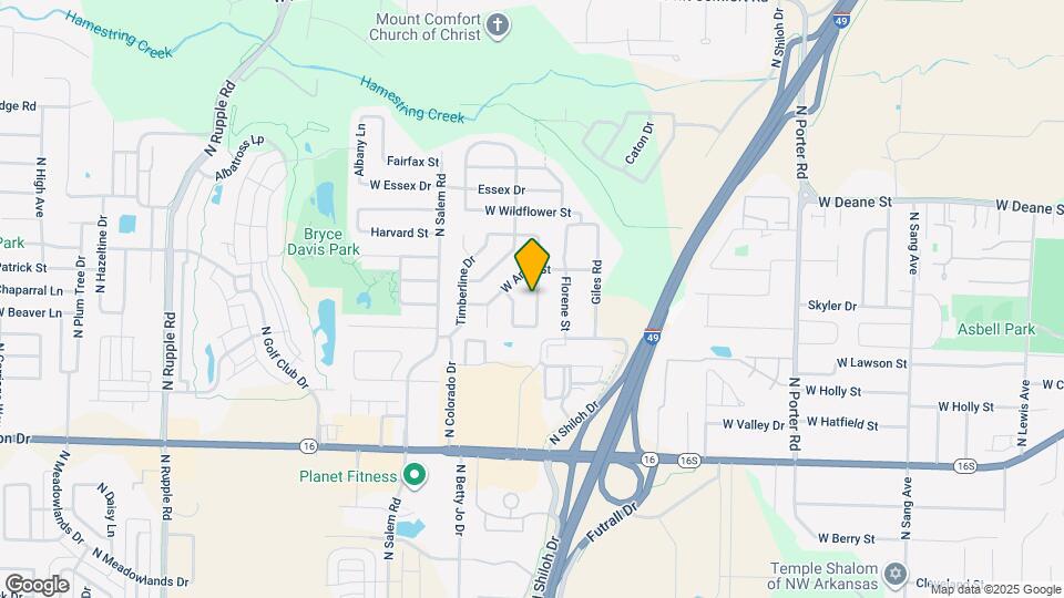 1541 Timbercrest Ave Map and Location Details