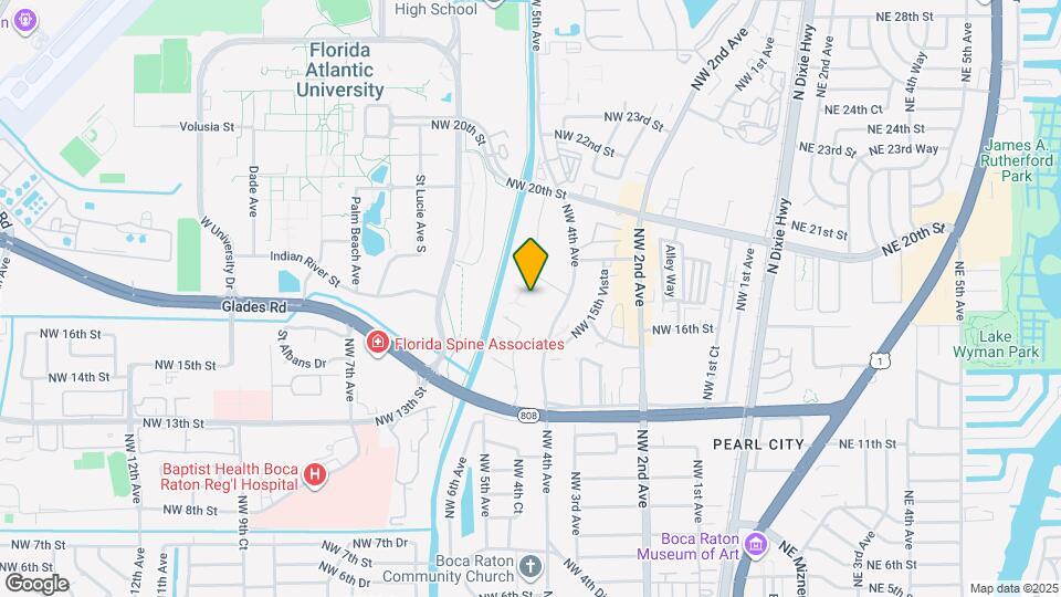 1675 NW 4th Ave Map and Location Details