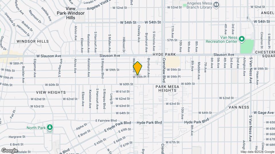 2529 W 73rd St Map and Location Details