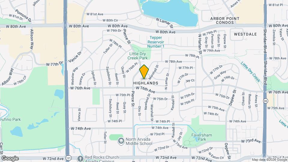 7634 Newland St Map and Location Details