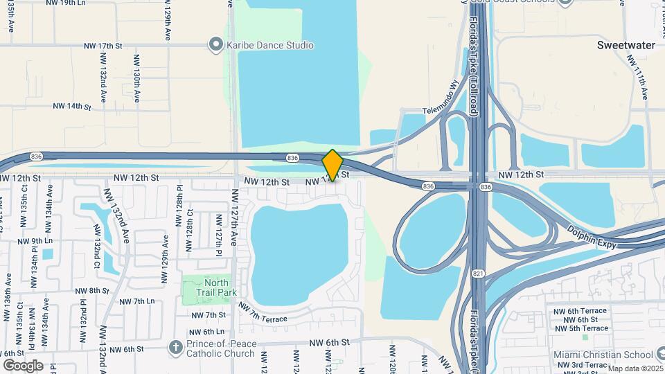 1187 NW 124th Ave Map and Location Details