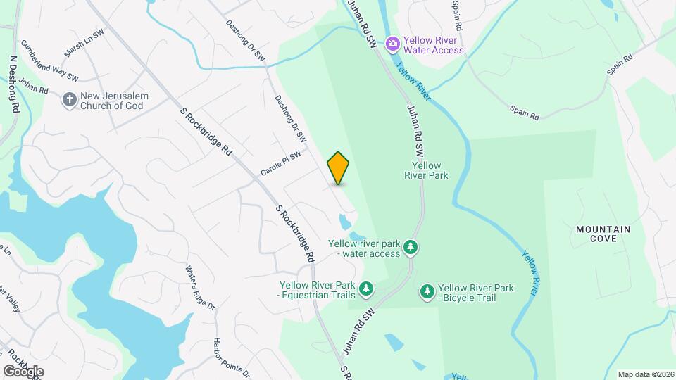 3406 Deshong Dr SW Map and Location Details