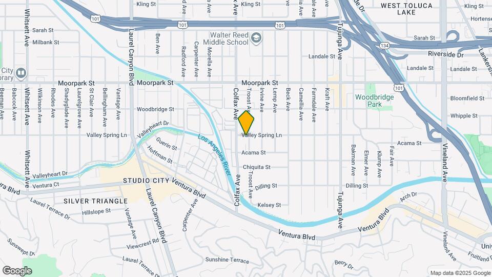 11636 Valley Spring Ln Map and Location Details