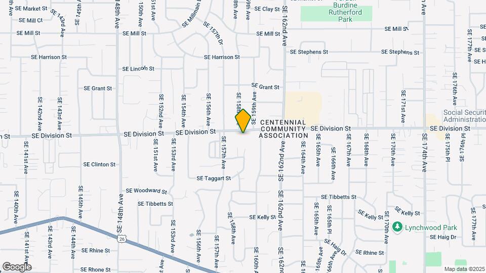 15808 SE Division St-Unit -26 Map and Location Details