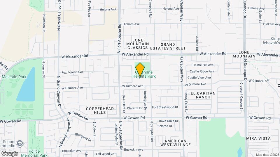 3822 Cliff Meadow Ct Map and Location Details