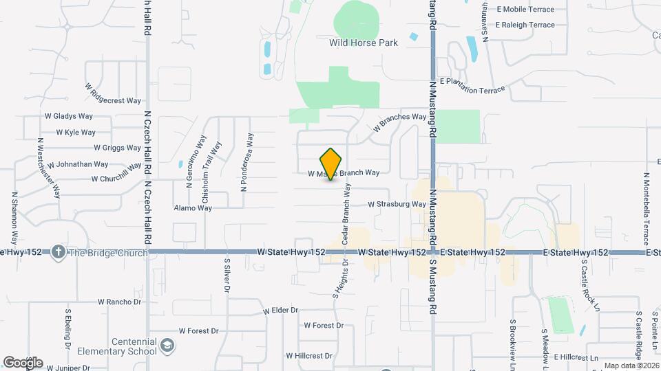 337 W Chantilly Way Map and Location Details