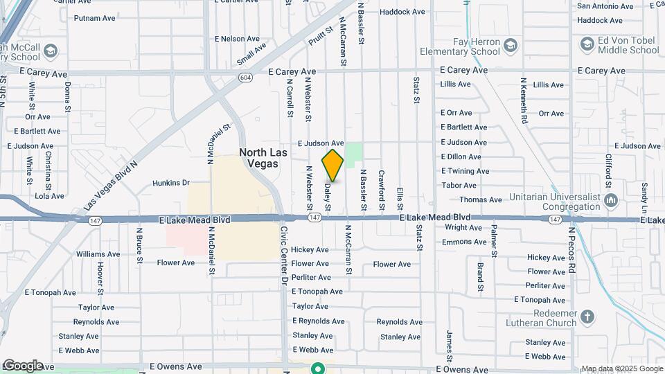 2100 Daley St Map and Location Details