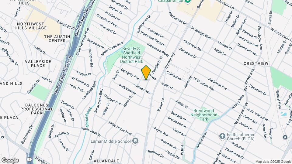 6810 Daugherty St Map and Location Details