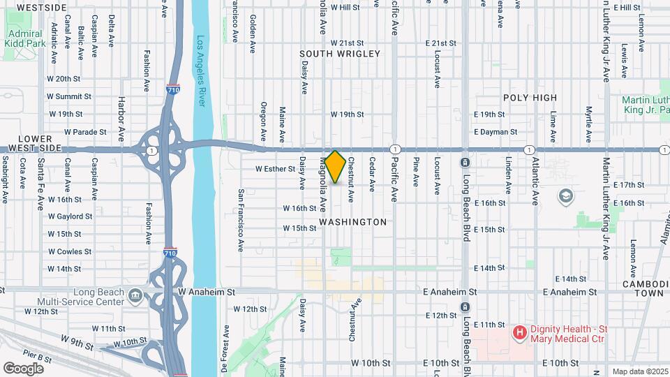 1632 Henderson Ave Map and Location Details