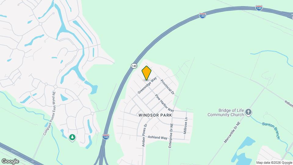 1550 Pine Harbor Way Map and Location Details