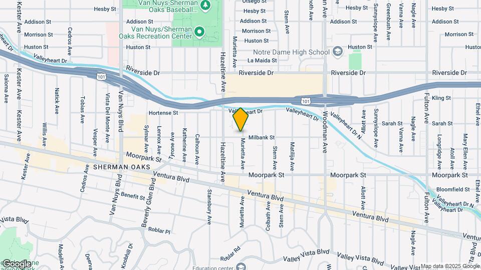 4505 Murietta Ave Mapa y Detalles de la Ubicación