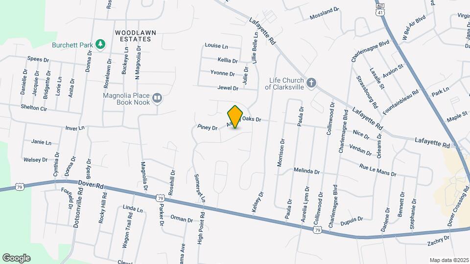 525 Somerset Ln Map and Location Details