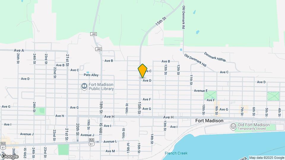 1434 Avenue D Map and Location Details