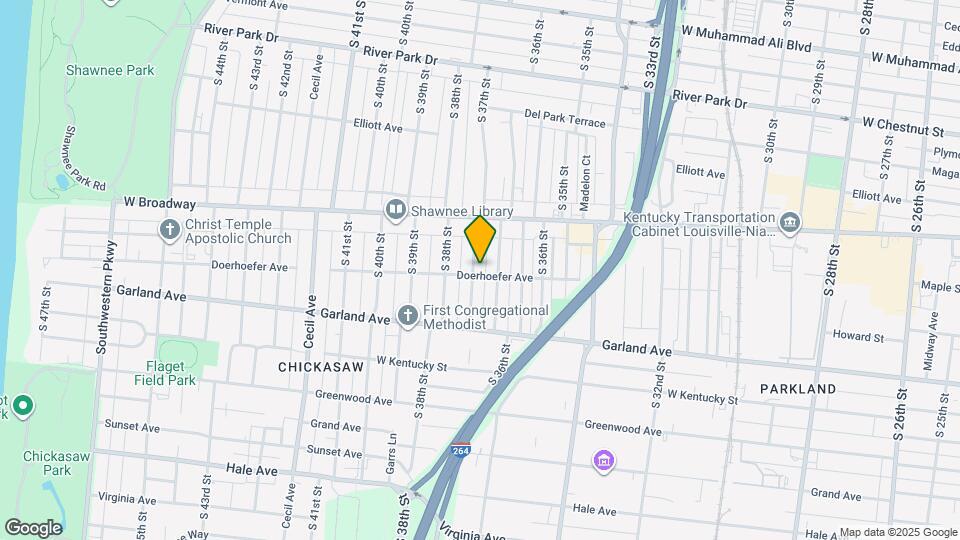 741 Dearborn Ave Map and Location Details