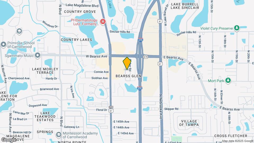 14915 Pine Crest Rd Map and Location Details