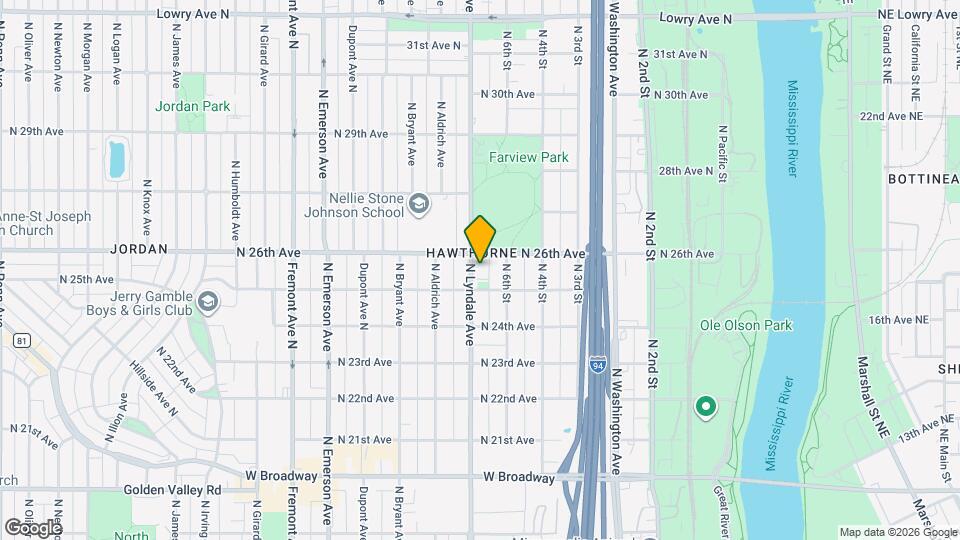 2516 N Lyndale Ave Map and Location Details