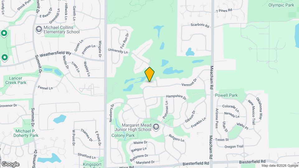 1796 Vermont Dr Map and Location Details