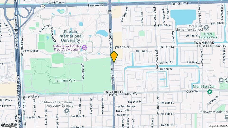 1817 SW 107th Ave Map and Location Details