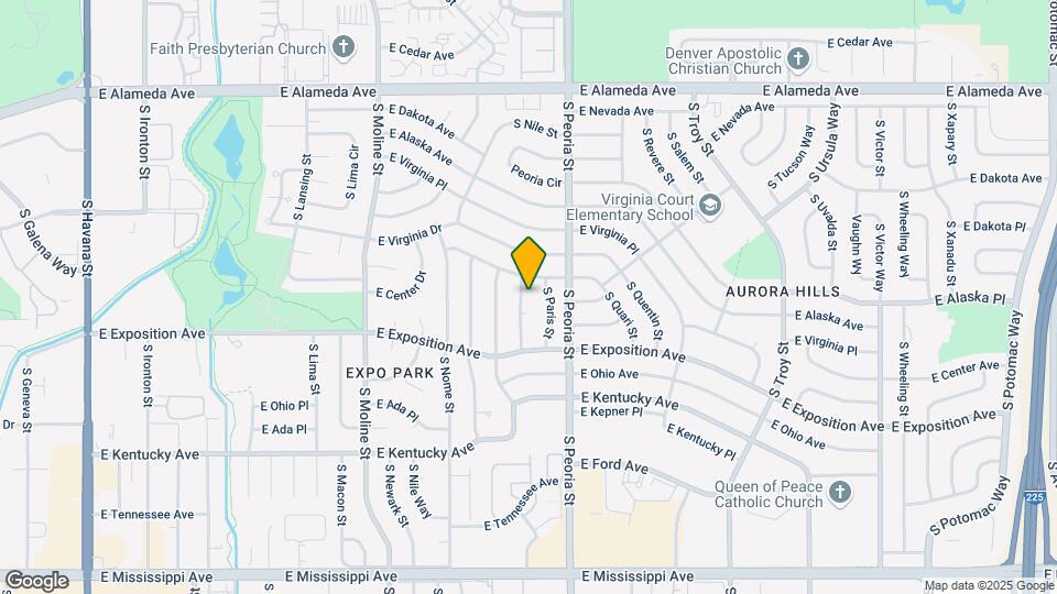 620 S Oswego St Map and Location Details