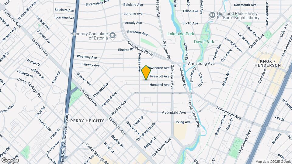4123 Herschel Ave, Unit 4 Map and Location Details