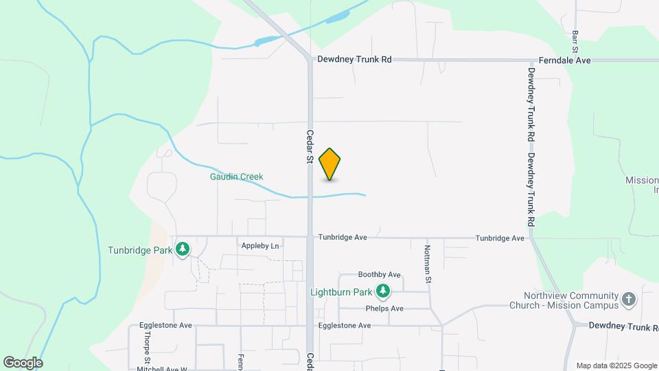 8924 Cedar St Map and Location Details