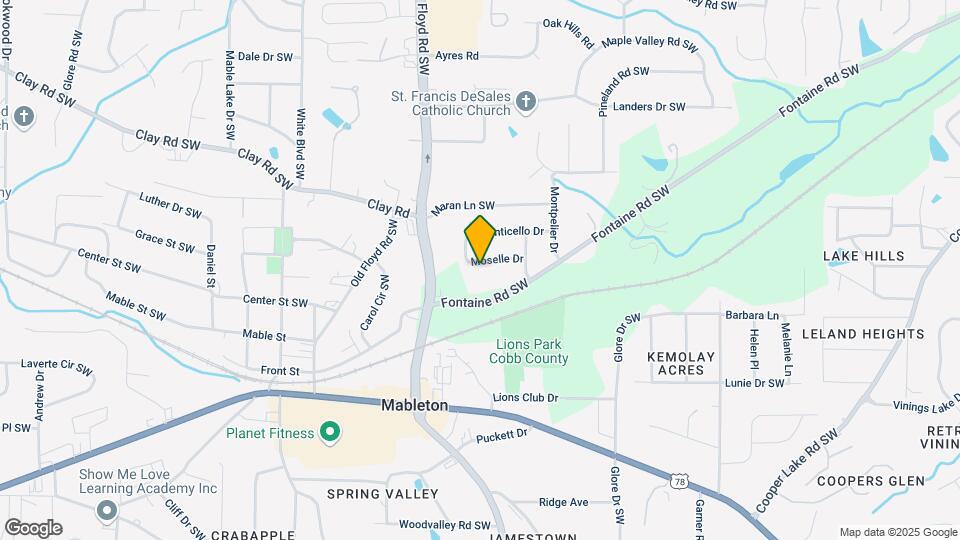 659 Moselle Dr Map and Location Details