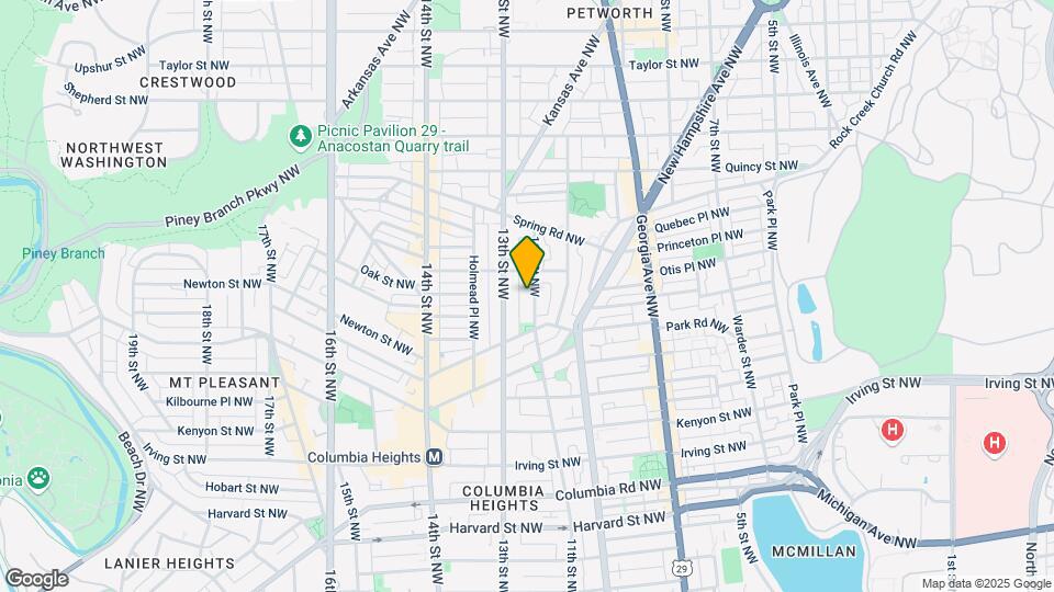3542 11th St NW Map and Location Details