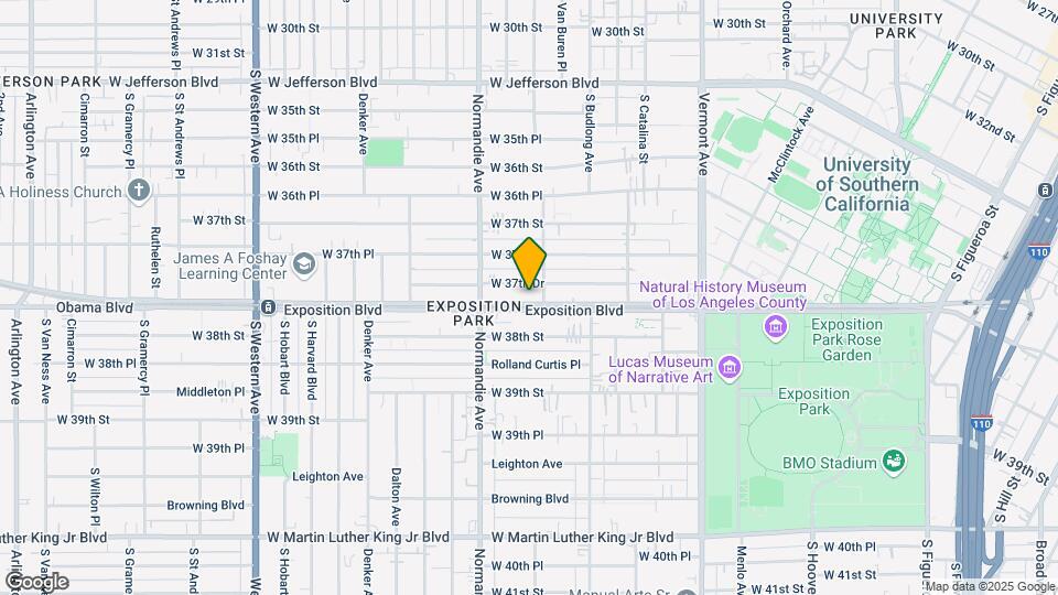 1328 W 37th Dr Mapa y Detalles de la Ubicación