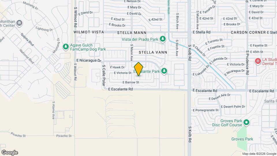 3639 S Yukon Pl Map and Location Details