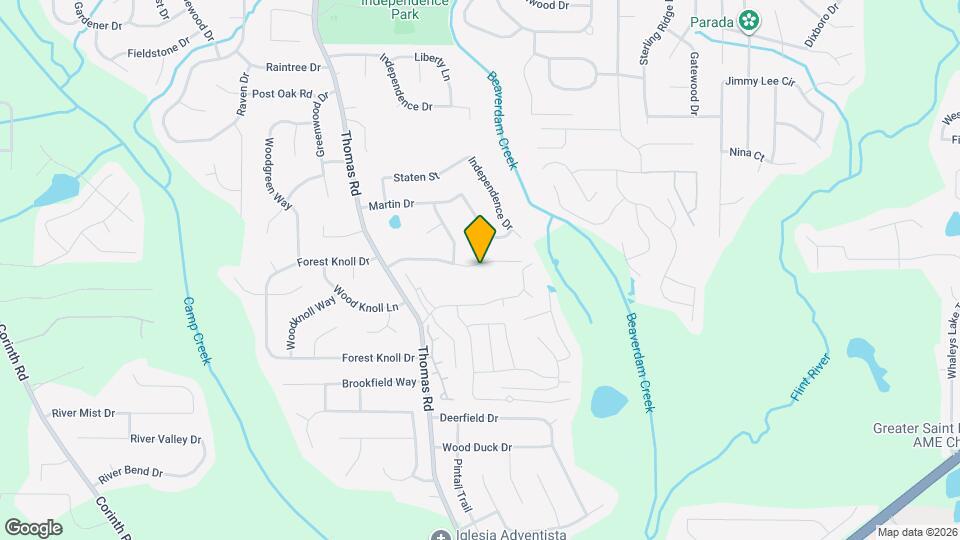 306 River Chase Dr Map and Location Details