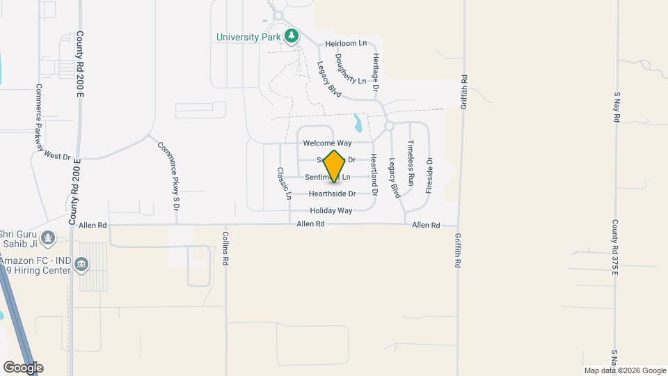 2954 Hearthside Dr Map and Location Details