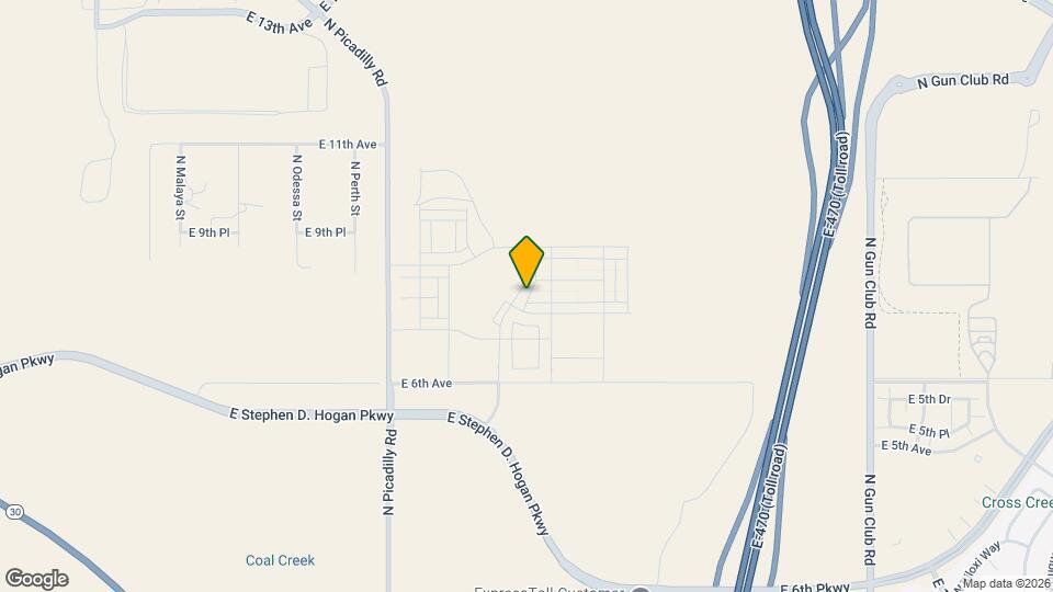 750 N Rome St Map and Location Details