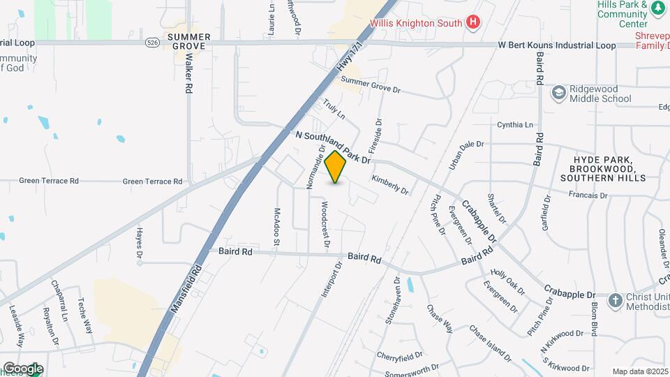 2701 Stanberry Dr Map and Location Details