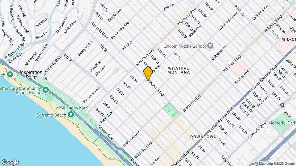 914 Lincoln Blvd, Unit 102 Map and Location Details
