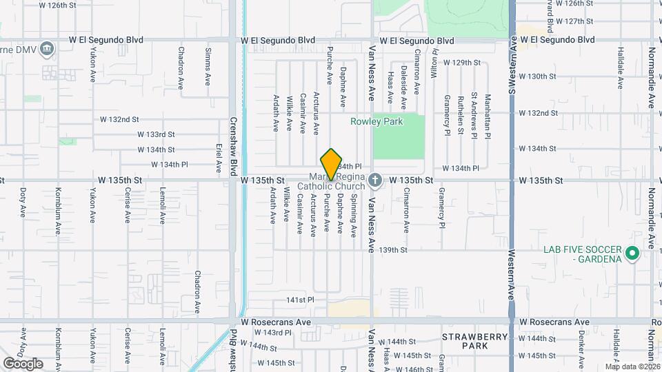 13504 Purche Ave Map and Location Details