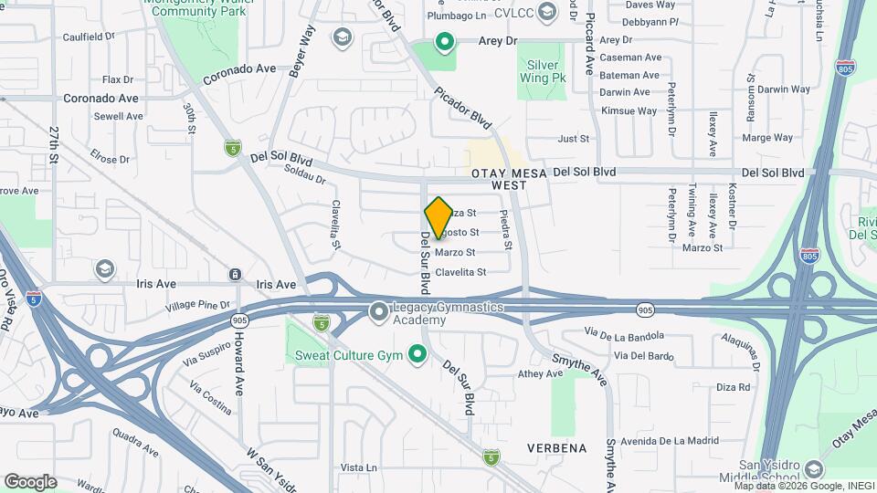 3624 Marzo St Map and Location Details
