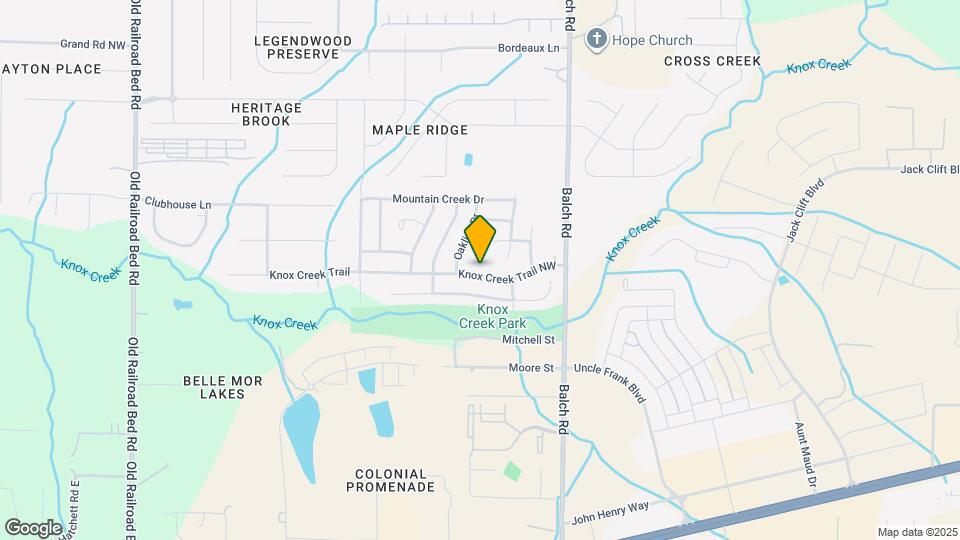 220 Knox Creek Trail NW Map and Location Details