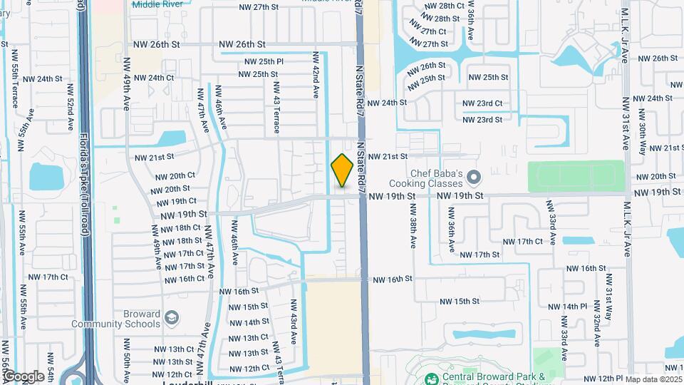 4045 NW 19th St Map and Location Details