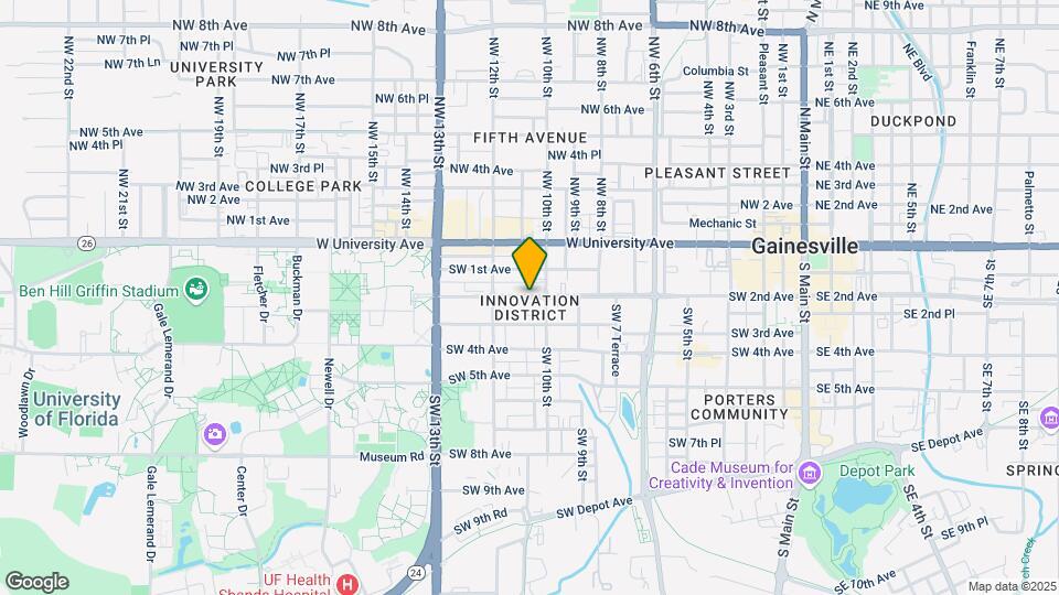 1017 SW 2nd Ave Map and Location Details
