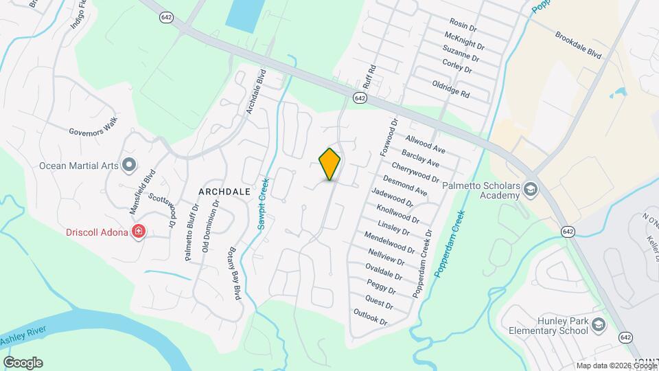 7911 Windfern Ct Map and Location Details