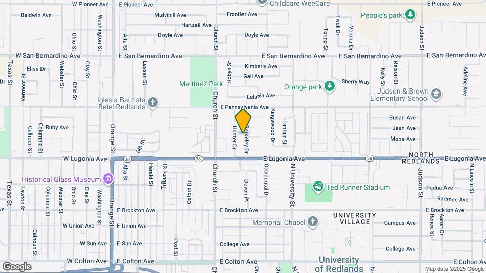 1327 Berkeley Dr Mapa y Detalles de la Ubicación