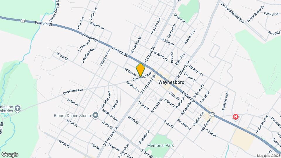 127-129 W 2nd St Mapa y Detalles de la Ubicación