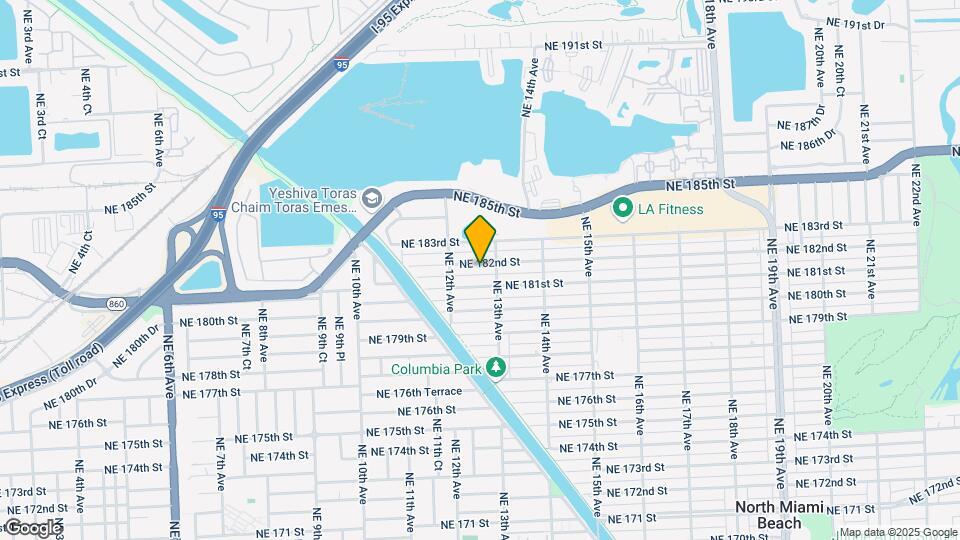 1266 NE 182nd St Map and Location Details