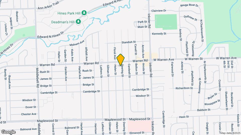 7097 Deering St Map and Location Details