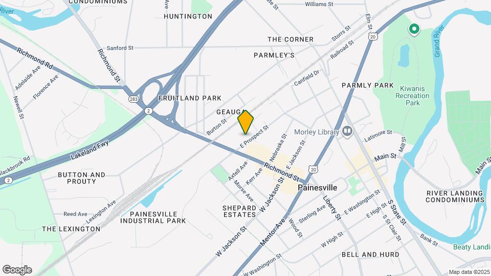 45 E Prospect St Map and Location Details